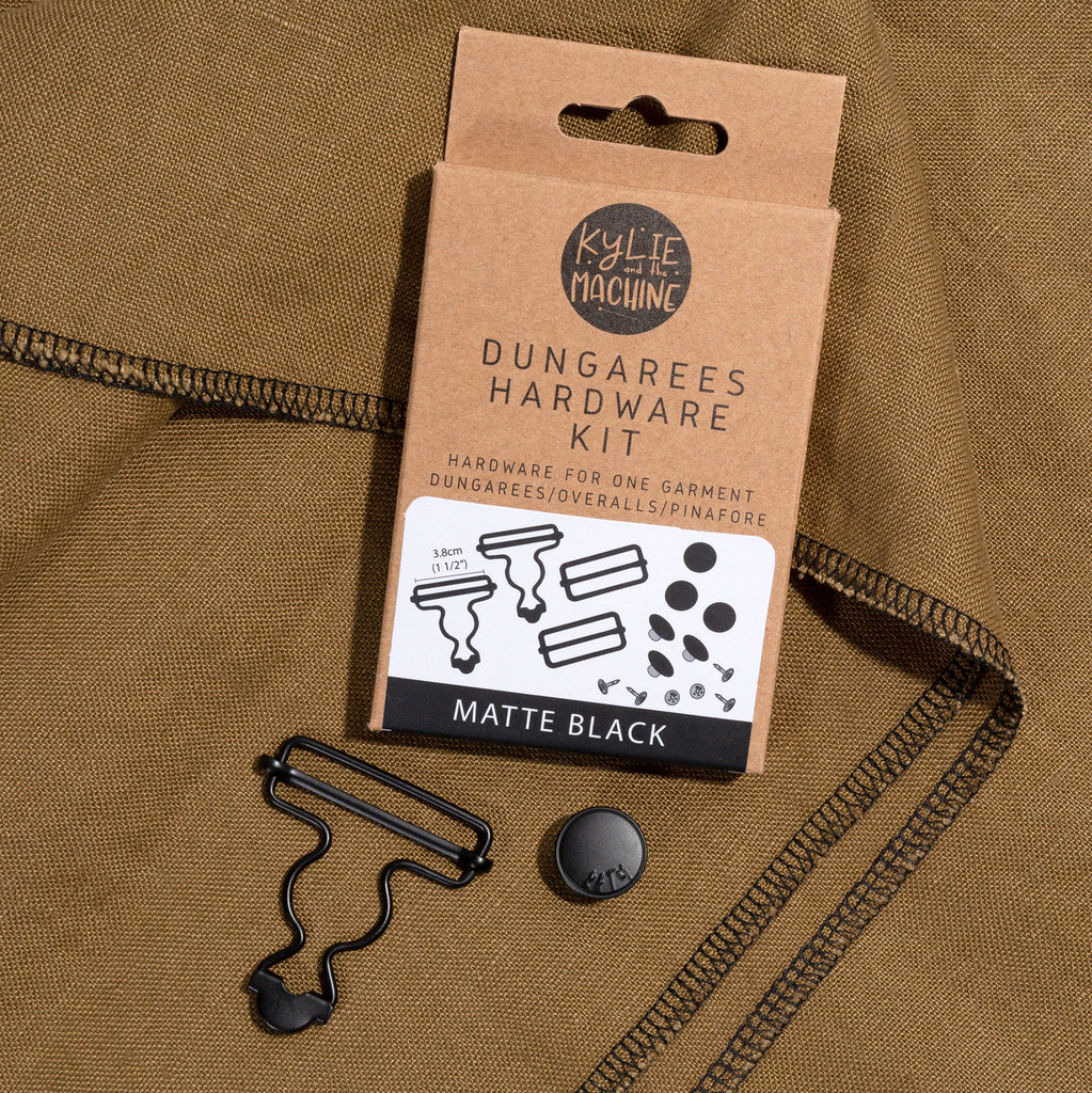 Matte Black Dungarees Hardware by KATM