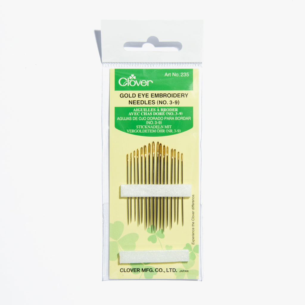 Clover Patchwork Gold Eye Embroidery Needles