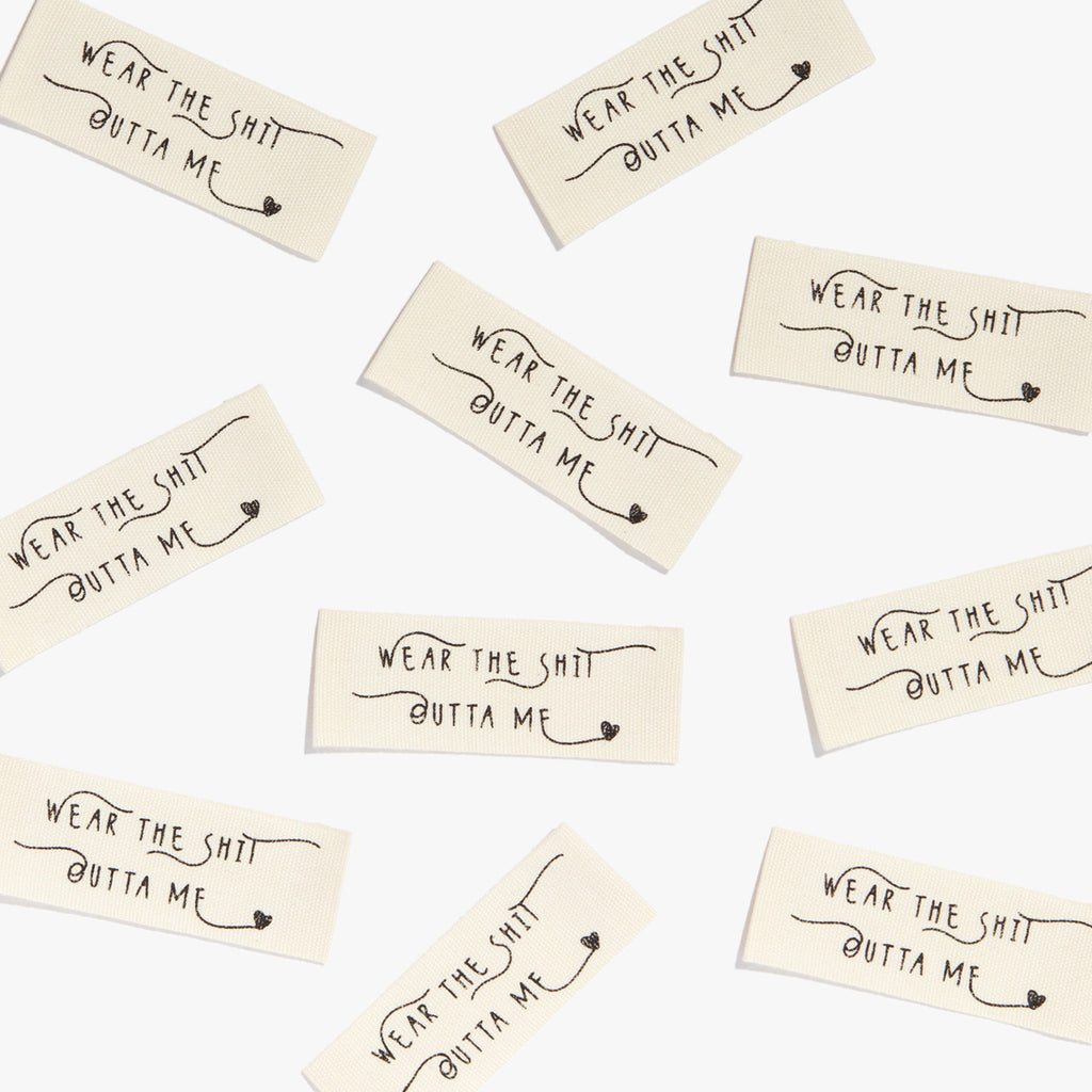 Wear The Shit Outta Me Labels by KATM